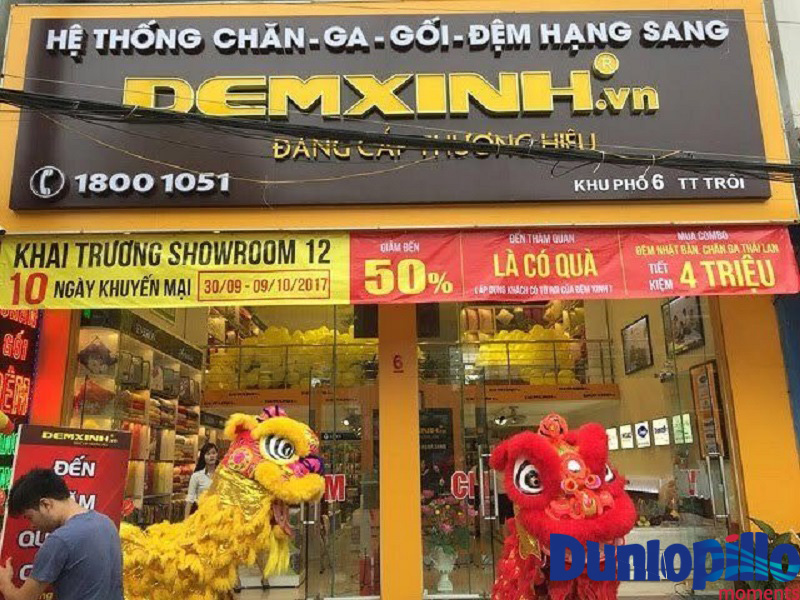 Mua nệm 1m8 x 2m tại đối tác của Dunlopillo Việt Nam - Đệm Xinh